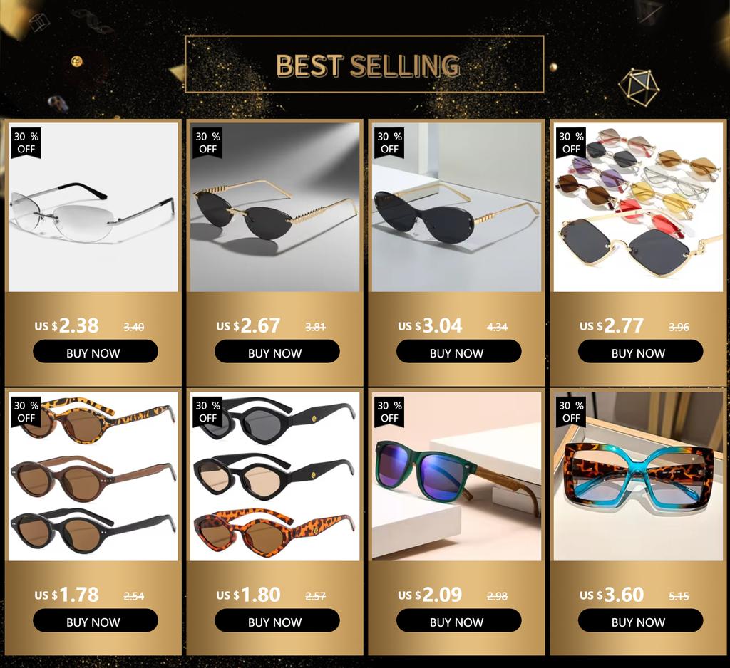 Rimless Oversized Sunglasses Fashionable Gradient High-end UV Protection Metal Sun Glasses New Frameless Cut Edge Eyewear