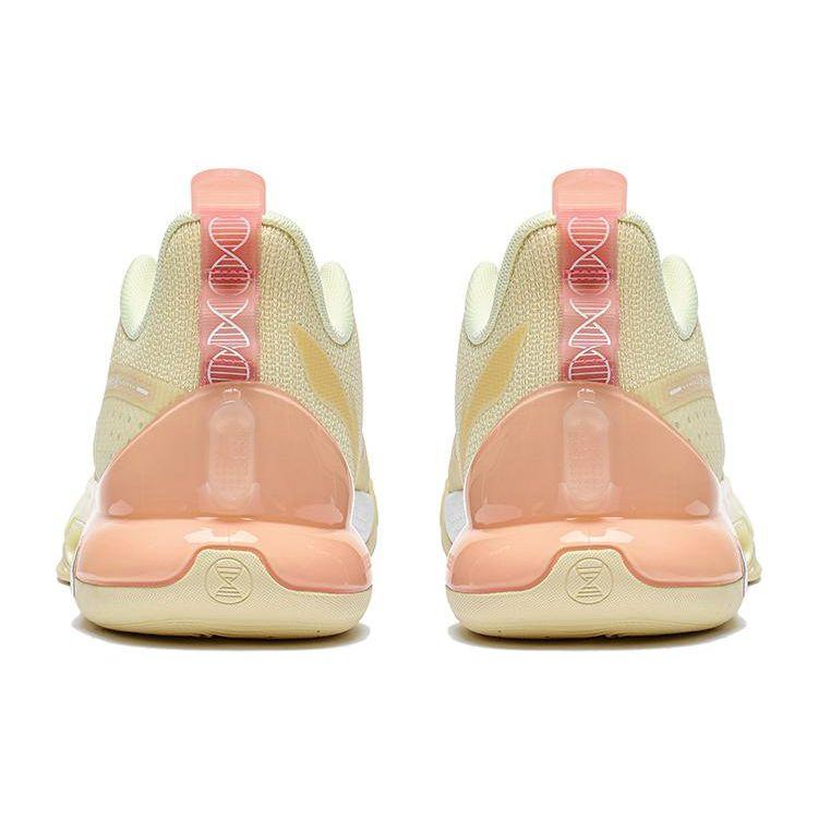 Li Ning Yu Shuai Evolution Low Honeydew Slip Resistant Durable Lightweight Low Top Basketball Shoes Men Sneaker Light-Cream-Yellow ABAS161-3