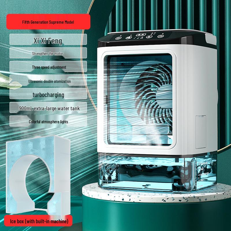 

Портативный мини-вентилятор-кондиционер USB с увлажнителем A835