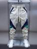 Men's  Summer Color-Block Joggers: Elastic Waist, Patchwork, Tapered Leg, Trendy Harem Pants