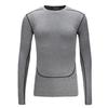 High Elastic Breathable Compression Sports Tights - Long Sleeve, Quick Drying, Solid Color for Basketball & Running