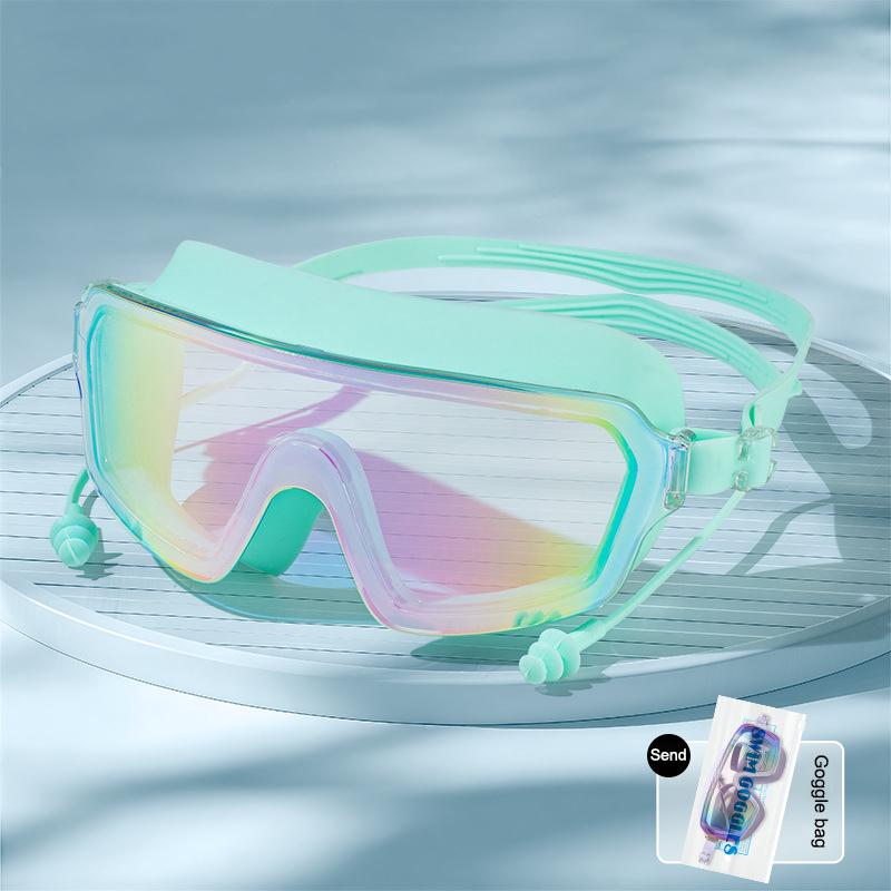 Adult Swimming Glasses, Gradient Color Lenses, Anti-Fog, Large Frame Design, Swimming Glasses For Adults, Teens, Men And Women
