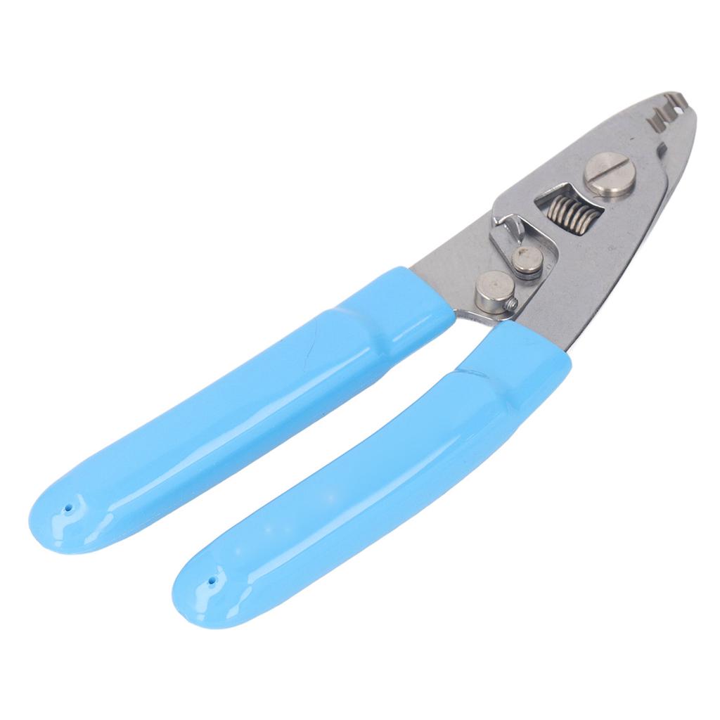 Fiber Optic Stripper 3 Hole Precise Cut Stainless Steel Wire Stripping Pliers for FTTH