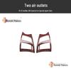 10-12 SRX Peach Wood Air Vent Frame Carbon Fiber Anti-Scratch Stickers