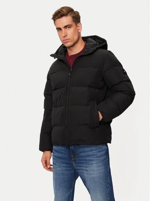 Winter Jacket Down Hooded Puffer Jacket Black
