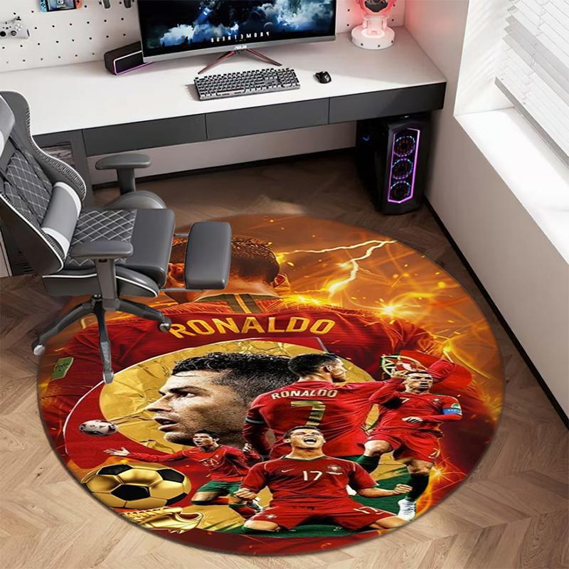 Cristiano Ronaldo Trophy Glory Carpet Doormat Home Decor Dormitory Decoration Office Chair Cushion Protective Pad