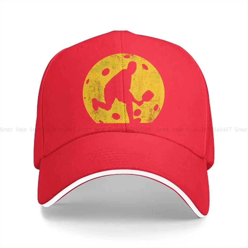 Summer Cap Sun Visor Player Silhouette Hip Hop Caps Pickleball Sports Cowboy Hat Peaked Hats