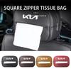 Car Back Seat Tissue Box Auto Seat Back Tissue Storage Bag For Spectra Sedona Cadenza Proceed Sephia Stonic Carens
