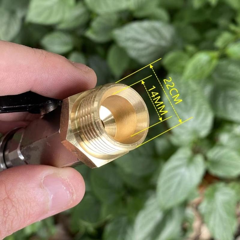 Universal Leak Resistant 1/4 Inch High Pressure Hose Connector Coupler Metal Valves Adapter For Water Sprayed Guns