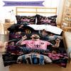 Messi Lionel Messi Goat Soccer Legend Personalized Name Bedding Set,Smooth Bed Linen for Bedroom Decor,Perfect Souvenir Gift for Soccer Lovers,Microfi
