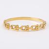 Luxury Stainless Steel Horseshoe Buckle Bracelet: Lightweight, Non-fading, Retro, High-end Feel