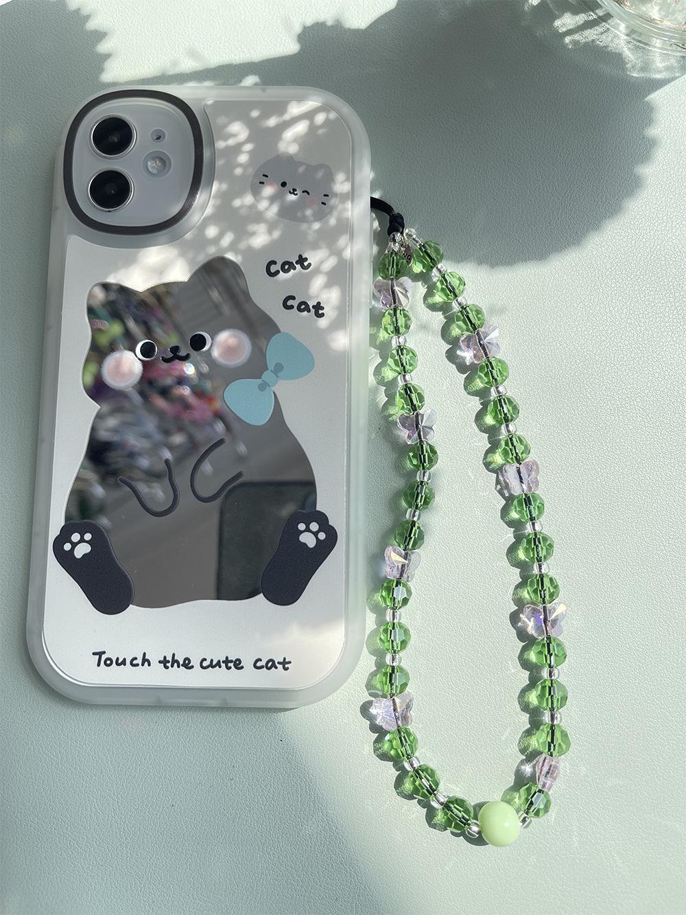 

KKBAED Подвеска для телефона в виде бабочки из бисера в японско-корейском стиле своими руками