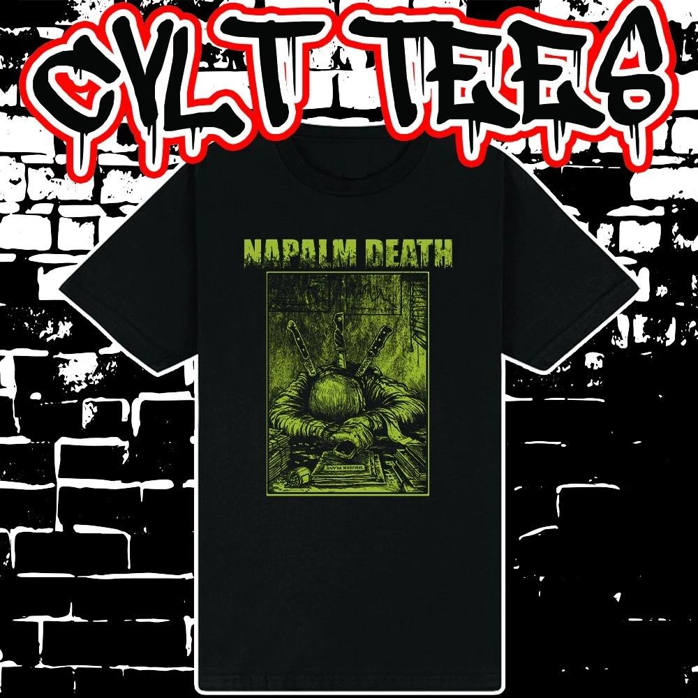 Men s and Women s T-shirts Napalm Death Band Tee ~ 100% Cotton XXXXL