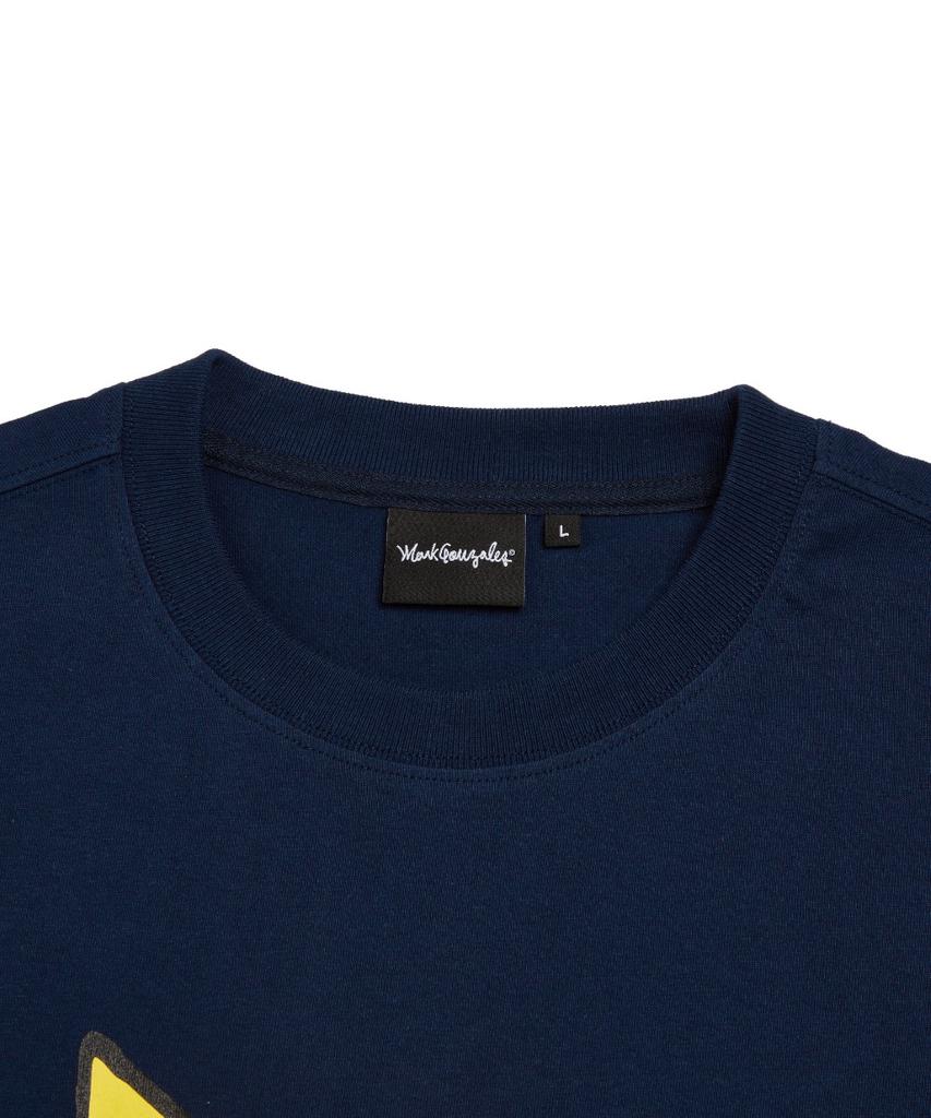 MARK GONZALES Angel Graphic Short Sleeve T-Shirt - Navy