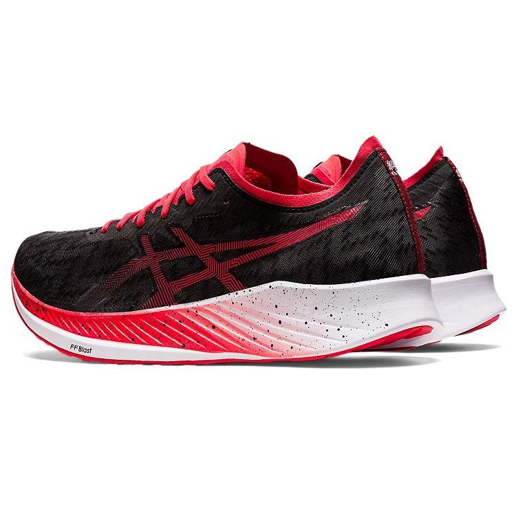 Asics Men's MAGIC SPEED Running Shoes Black Electric Red 1011B432-001