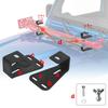 for Jeep Wrangler Locking Hood Hinge Hi-Lift Farm Jack Mount A Set of Brackets For Thousand Pound Top Lift Support Bar