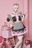 Clearstone Halloween Cosplay Pastel Fancy Maid Strawberry Women's Brown