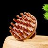 Multi-Functional Wood Therapy Massage Comb Scalp Head Massager Natural Sandalwood Circular Tooth Guasha Scraping Body Massager