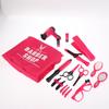 17Pcs Girls Beauty Salon Set Make Up Kit For Kid Pretend Play Toy Cosplay For Party Game Maquillage Juguetes Girls Birthday Gift