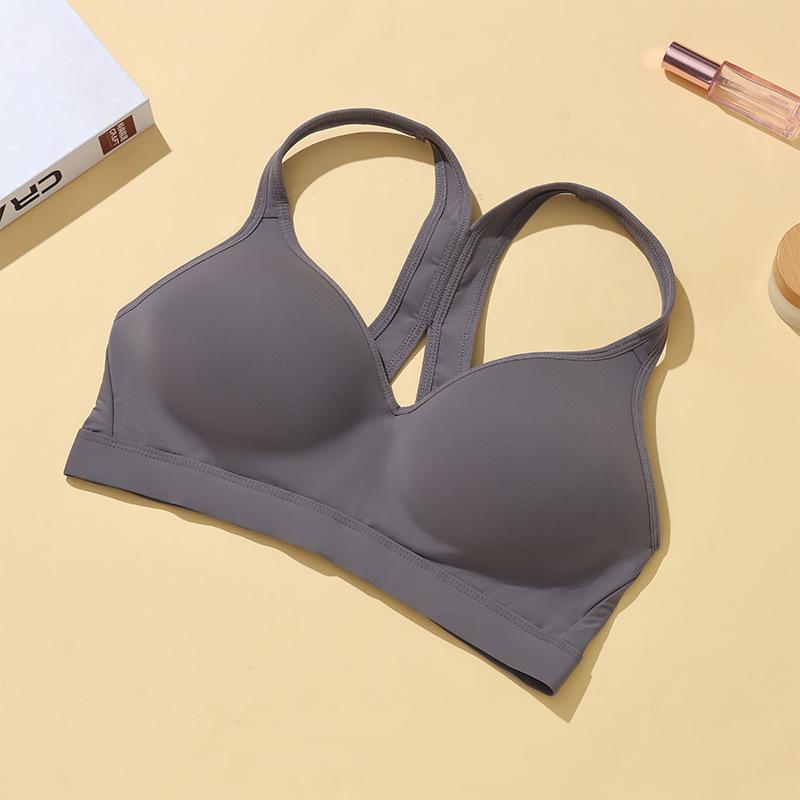 Sports Back Beauty Underwear Seamless Breathable Women's Bra Small Chest Non-empty Cup No Wire Bra
