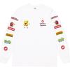 Supreme SpongeBob Castelli Racing L/S Tee White
