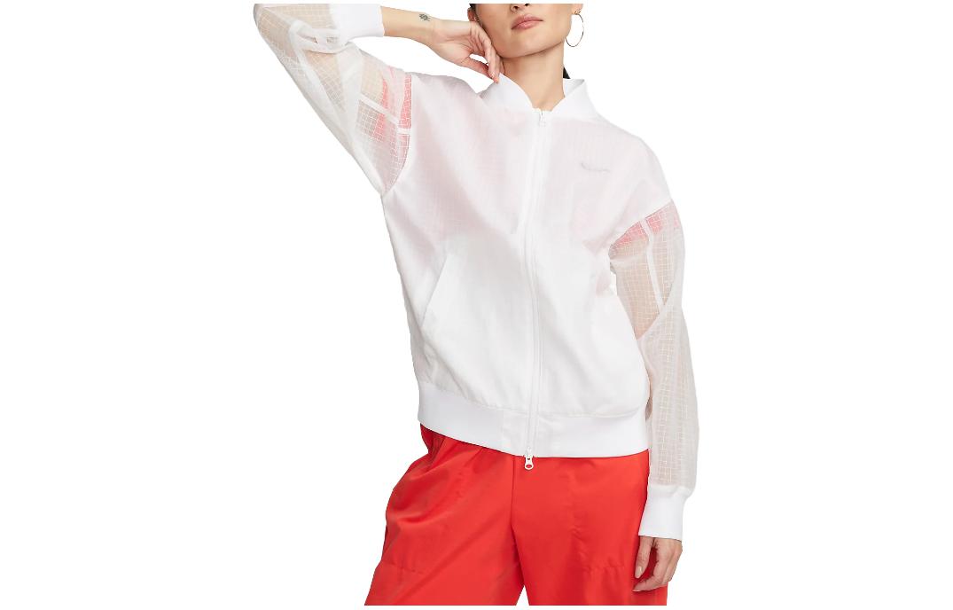 Nike Sportswear Essentials Women s Woven Sports Jacket White DV7973-100 L