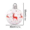 Giant Inflatable Christmas Ball Hanging Ornaments Christmas Balloons  Party Supplies