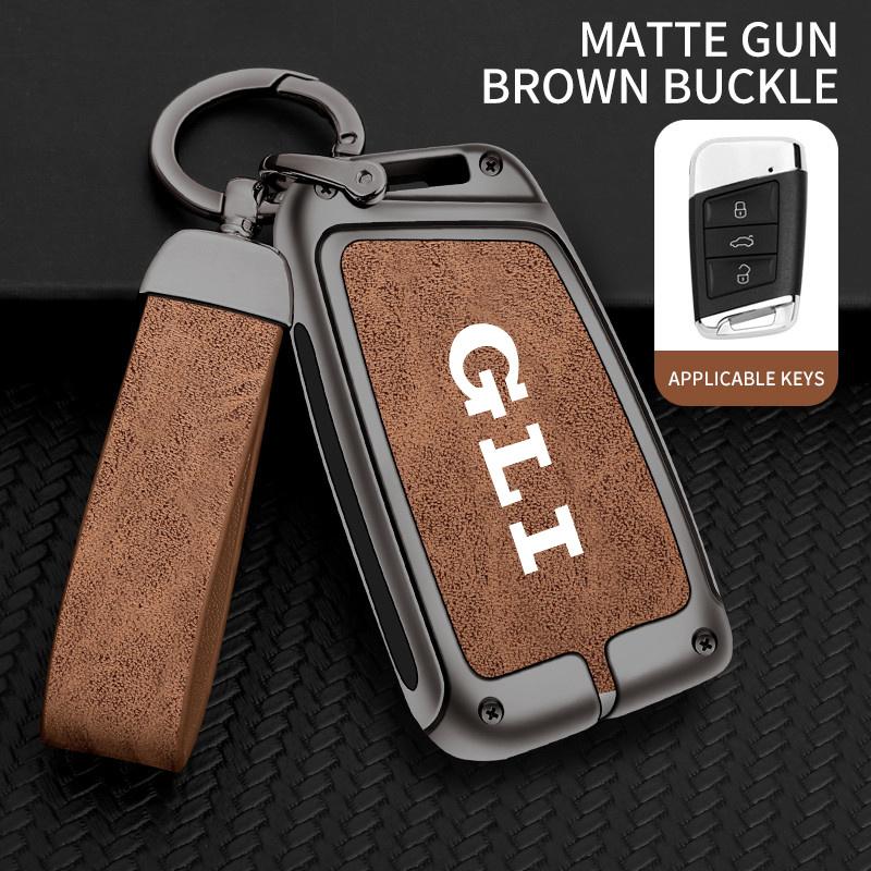 For VW VOLKSWAGEN 2026 New Zinc Alloy Car Remote Key Cover Case Holder Shell Fob For Volkswagen VW GLI Jetta MK4 MK5 MK6 MK7 GTD