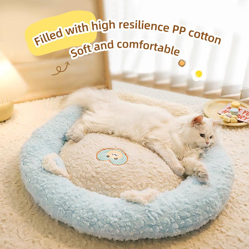 HOOPET Cat Bed Cat Sleeping Mat Winter Warm Winter Cat Sleeping Nest Sofa Four Seasons Universal Cat Litter Pet Beds