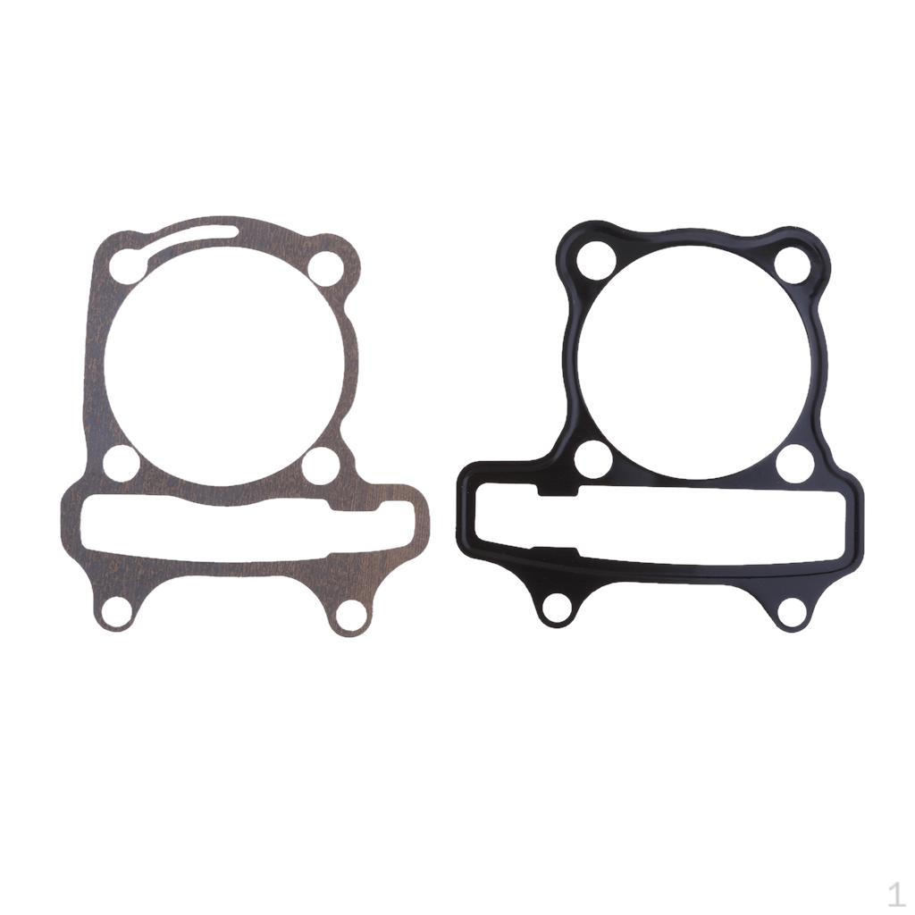 

2 шт. прокладки головки блока цилиндров, шайбы нижней пластины, запасные части для мотоцикла для скутера Gy6 180cc