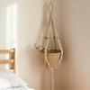 With Handmade Tassels Macrame Plant Hanger Net Wall Hanging Plant Pot Holder Flower Pots  Indoor
