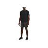 Under Armour Solid Color Elastic Waist Running Shorts Men Bottoms Black 1376510-001