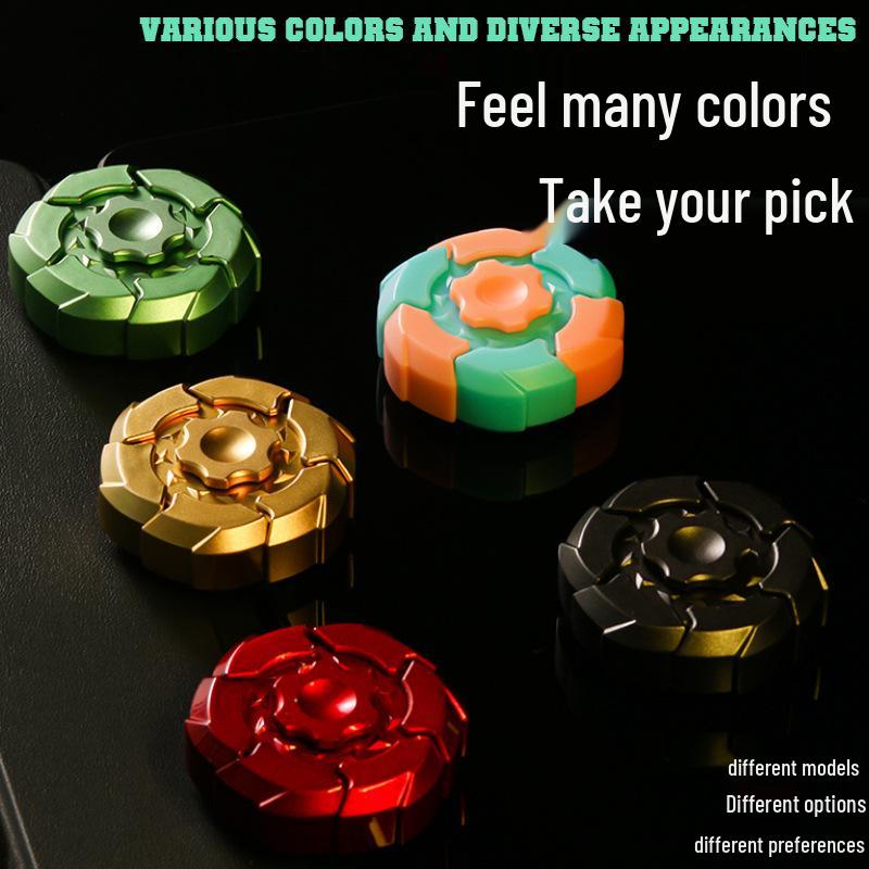 Virales magnetisches Pop-and-Spin Dekompressionsspielzeug: Kreatives Finger-Spinner-Geschenk
