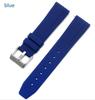 Natural Green Fluoro Rubber Watchband 18 20 22mm Black Blue Gray Brown Swift Bar Pin Clasp Strap Fit For Seiko RX Tissot Watch