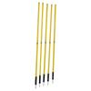 5pcs Soccer Agility Poles 1.5m Adjustable Agility Training Poles Multifunctional Football Training Pole With Base Buckle