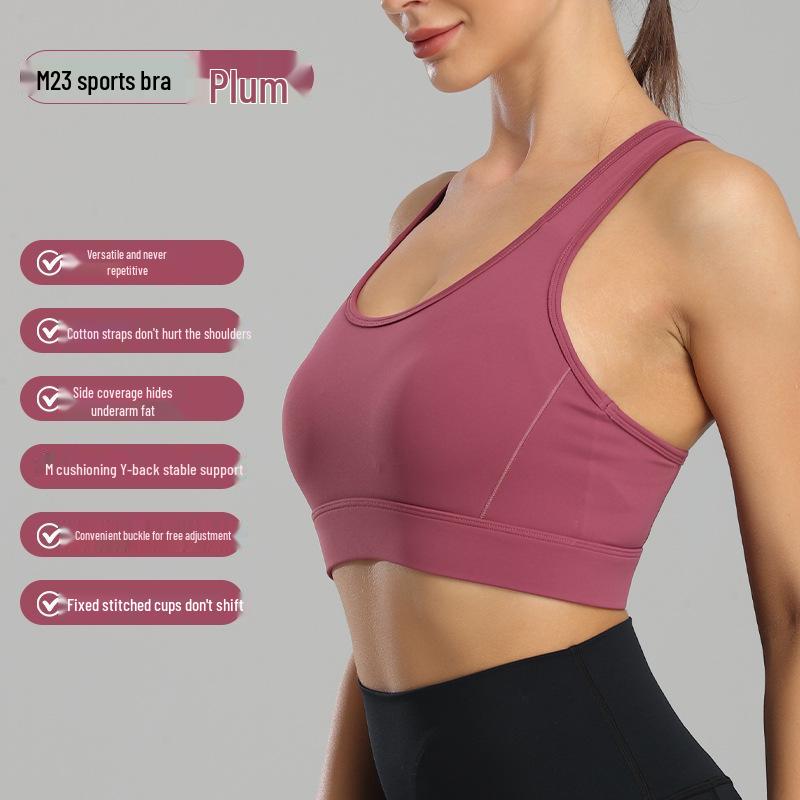 Xin Yu Shockproof Sports Bra for Women - Minimizes Large Bust Appearance, Perfect for Running, Yoga, and Fitness