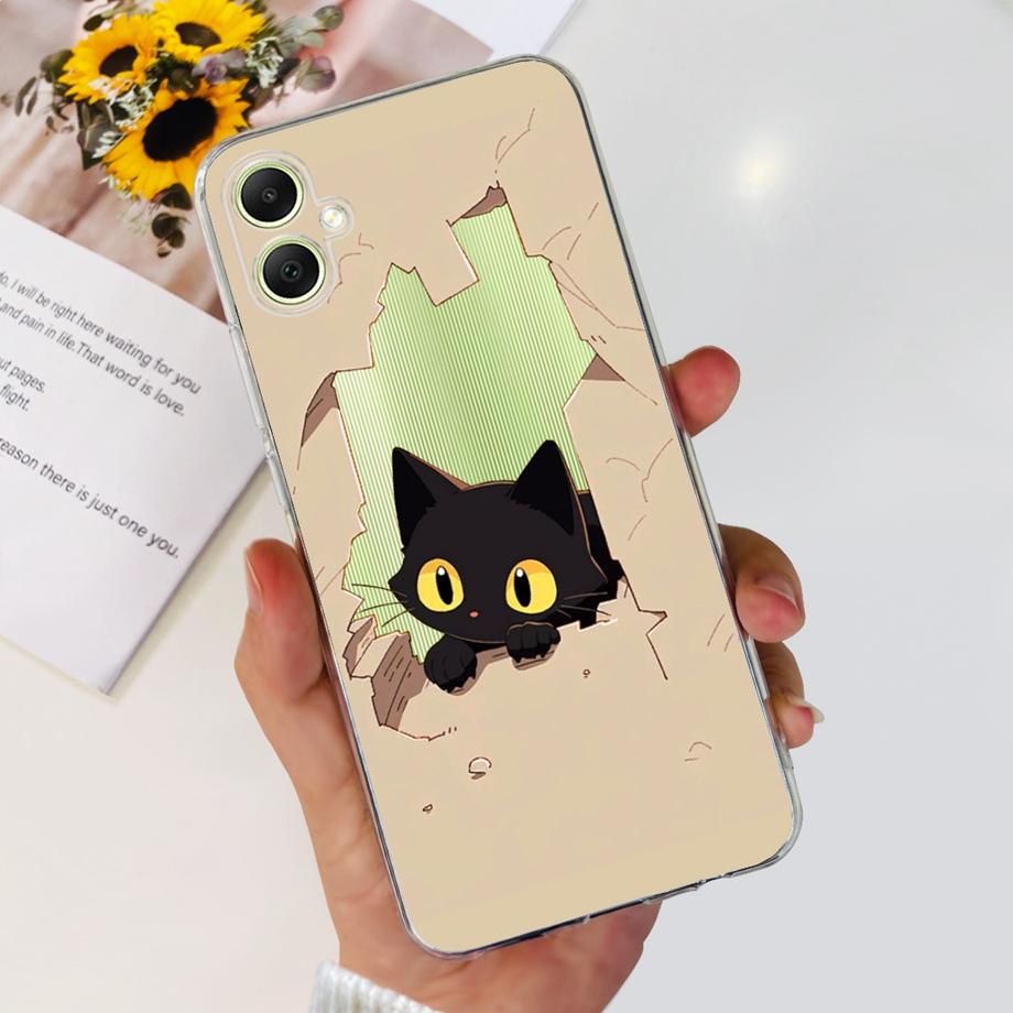 

For Samsung Galaxy A05 4G Case Cute Cartoon Luxury Soft Silicon Transparent Phone Capa For Samsung A05s A055F A057F Back Cover Galaxy A05 4G