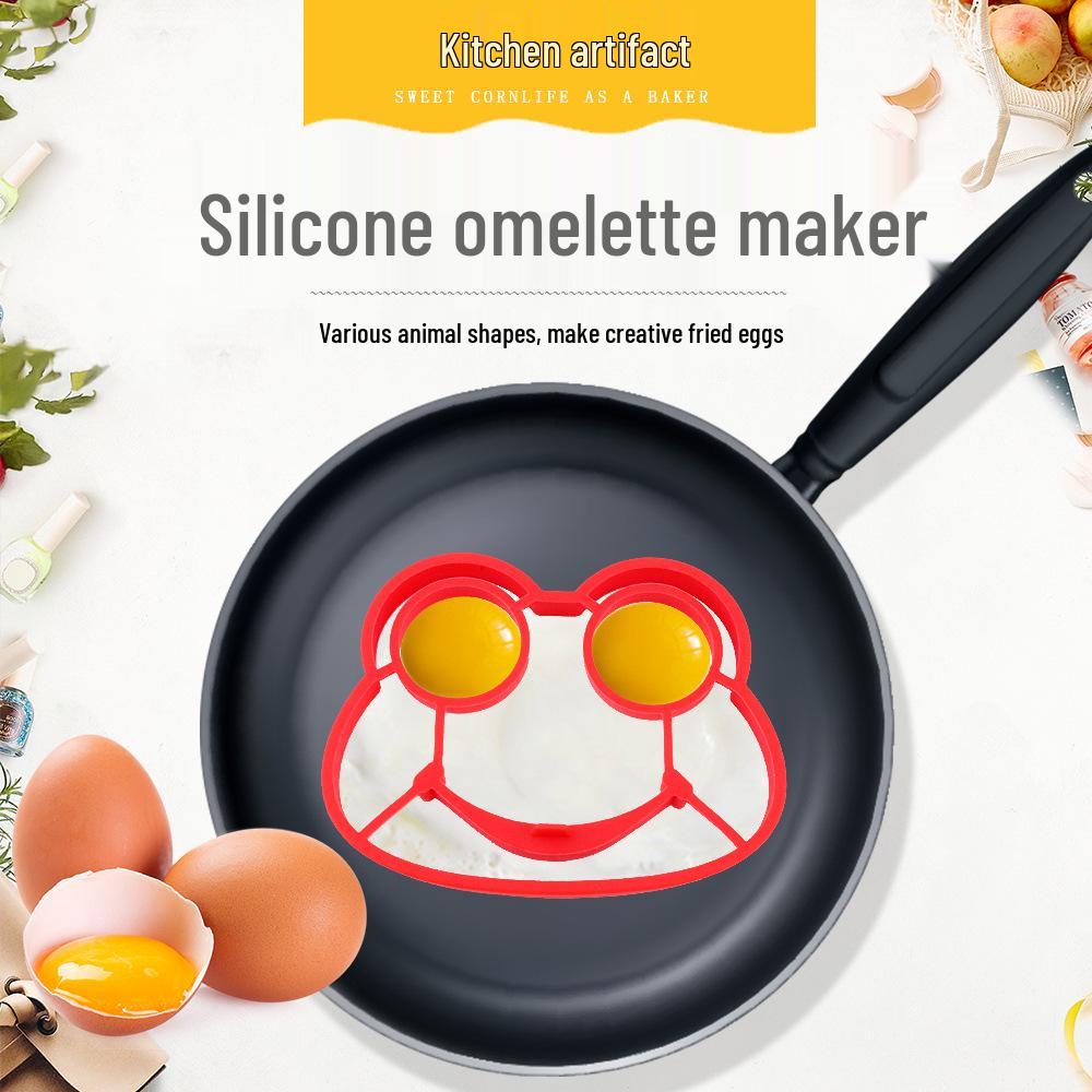 Animal-Shaped Silicone Egg and Pancake Mold