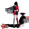 Halloween Adult Costume Clown Female Circus Performance Costume Magic Trainer Funny Christmas Dress Up