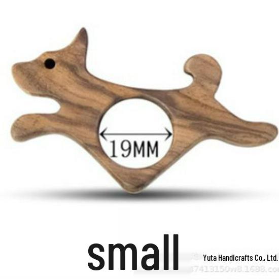 Wooden Portable One-Hand Thumb Book Holder & Page Clip for Pets, Cats, and Dogs