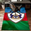 Qarabag Soccer Team Crest Design Rug Office Floor Mat - Machine Washable for Bedroom, bedroom, livingroom, Room Decor Fan Gifts Christmas