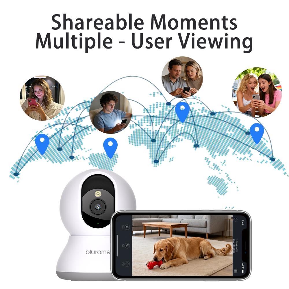 Boykeep Intelligente Heimkamera, Intelligent und Vollfarbunterstützung Voll Duplex Sprechanlage und Echounterdrückung, Grundlegende KI-Funktionen