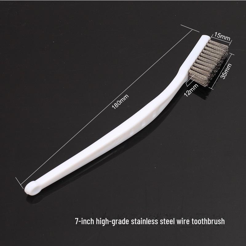 

Щетка из нержавеющей стали и медной проволоки для удаления ржавчины и очистки Small stainless steel toothbrush (3*10 rows)