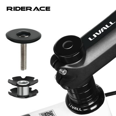 Copertura Superiore Attacco Manubrio Serie Sterzo Bici Viti Serie Sterzo Bulloni Dado a Stella per Tubo Forcella Anteriore 1-1/8" 28,6 mm