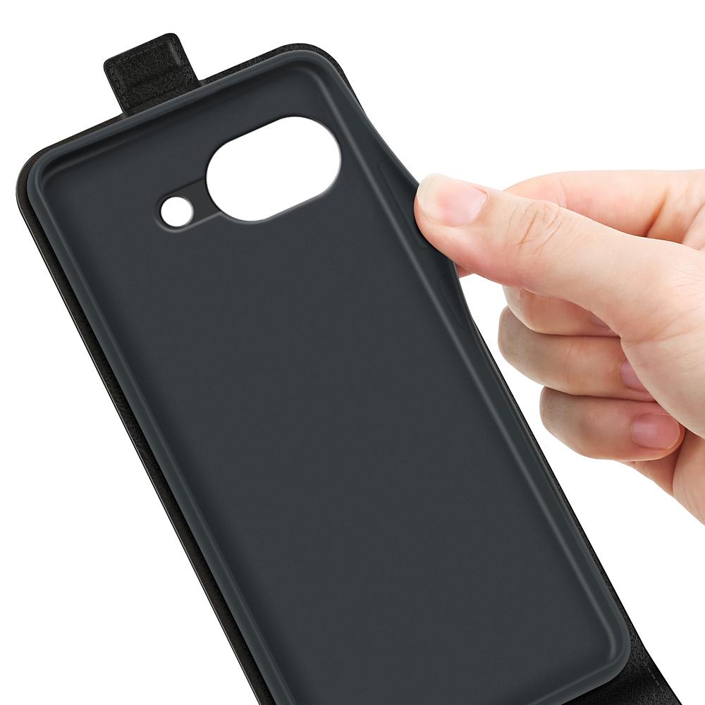 For Google Pixel 10a Case with Card Slots Vertical Flip Leather Phone Cover