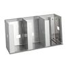 Cup Dispenser Holder Organizer Lid Storage Rack Divider Stainless Steel Space Saving