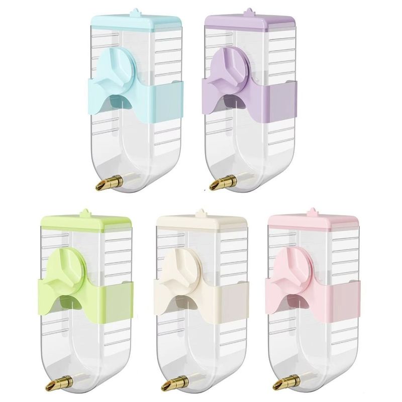 350ml Bird Water Dispenser Automatic Transparent Parrot Drinking Kettle Detachable Secure Mounting Hanging Water Feeder