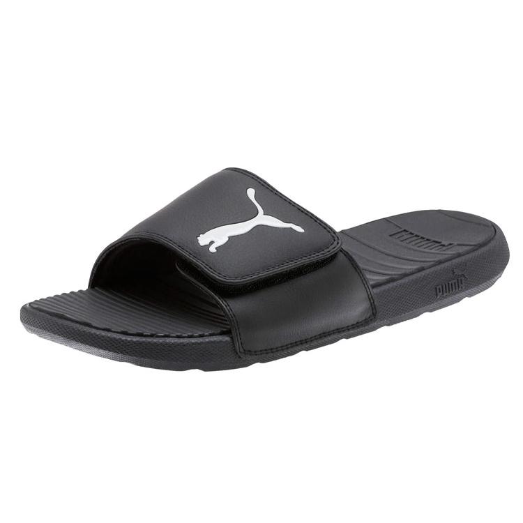 Puma Cool Cat Sport Slippers Black / White (Unisex) Slide Slippers 371051 01