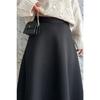 Puff Scuba Black Skirt