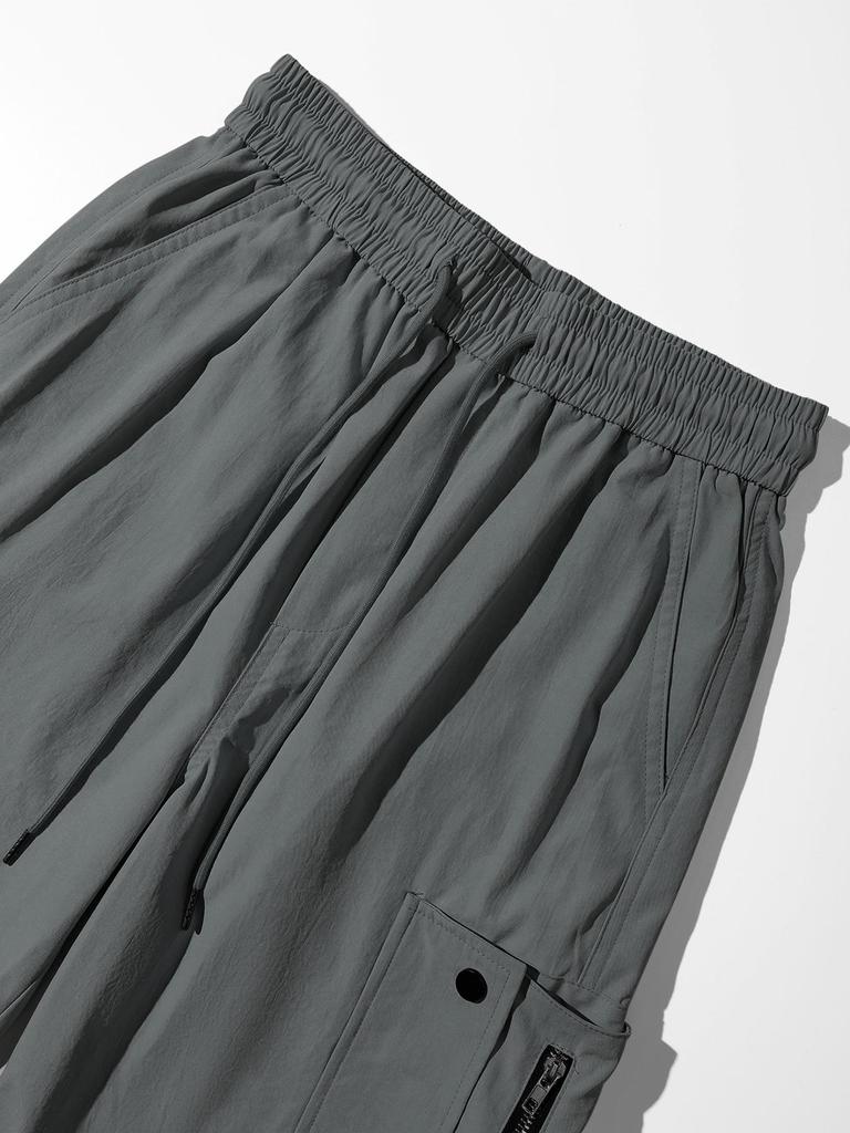 European & American Women's Tactical Cargo Pants - Summer Sports Style, Drawstring Casual Wear.